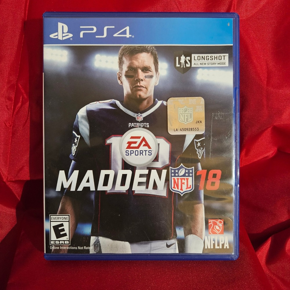 Madden NFL 18 PS4 Game EA Sports Football Brady Patriots‎ PlayStation 4
